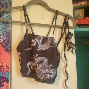 Halter top, high rise, bikini, L